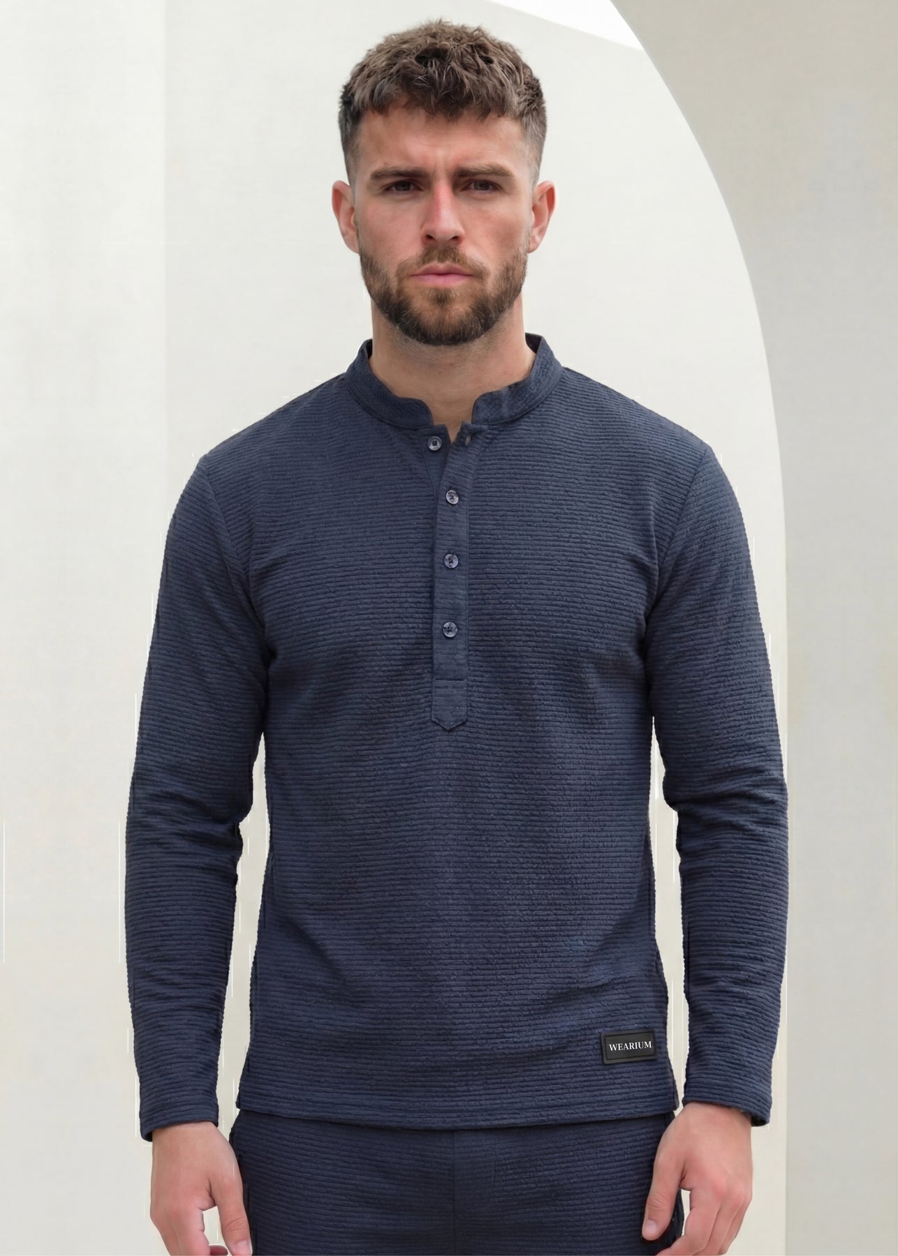 Navy Henley Duo by Wearium