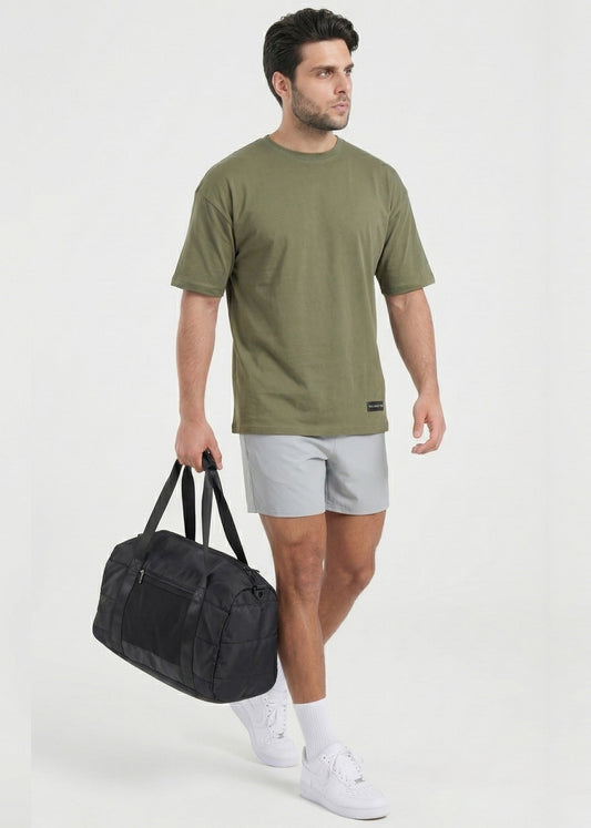 W Prime Oversized Tee - Sage Green 100% Cotton