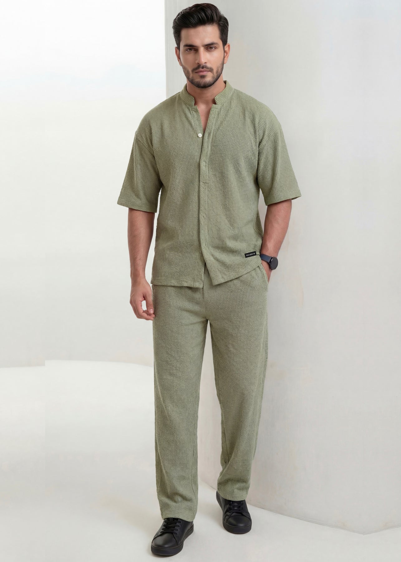 Sage Box-Knit - Premium Co-ord Set