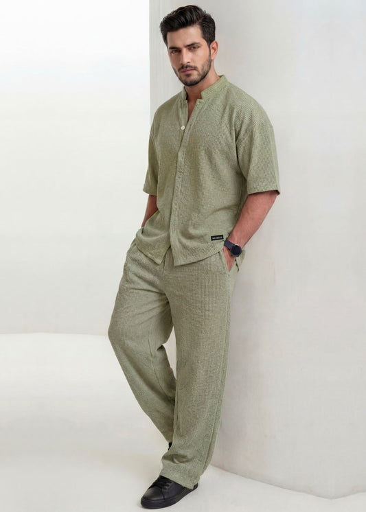 Sage Box-Knit - Premium Co-ord Set