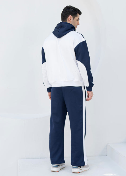 Legacy - Navy/White Oversized Tracksuit